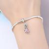 Copper Butterfly Rose Love Zircon Beads Original Pendants Bracelet Charm Jewelry Party Diy Trendy Gifts