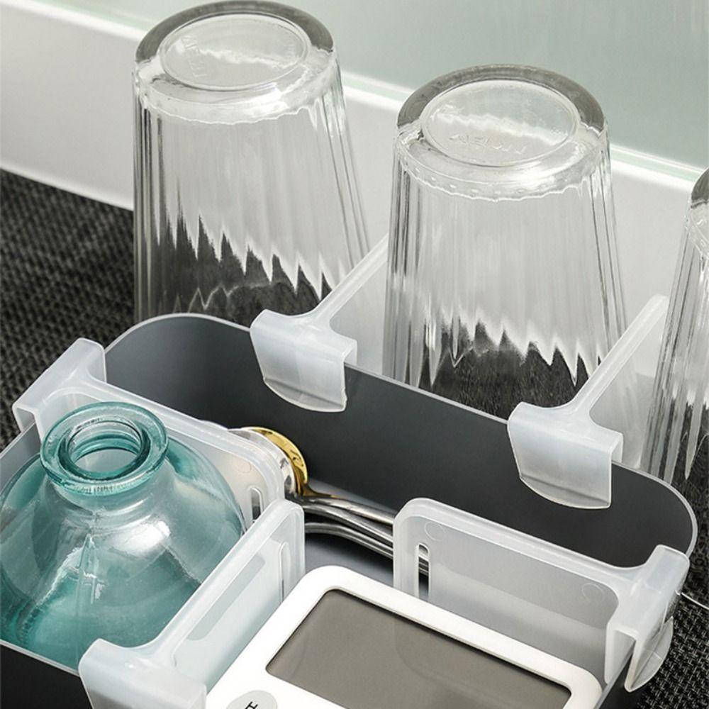 10 Stück Transparenter Aufbewahrungsteiler Trennende Aufbewahrungsschine Neuer Trennclip