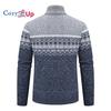 Cozy Up Automne et hiver nouveau pull hommes Cardigan veste polaire épaissie couleur pull mode hommes veste ample