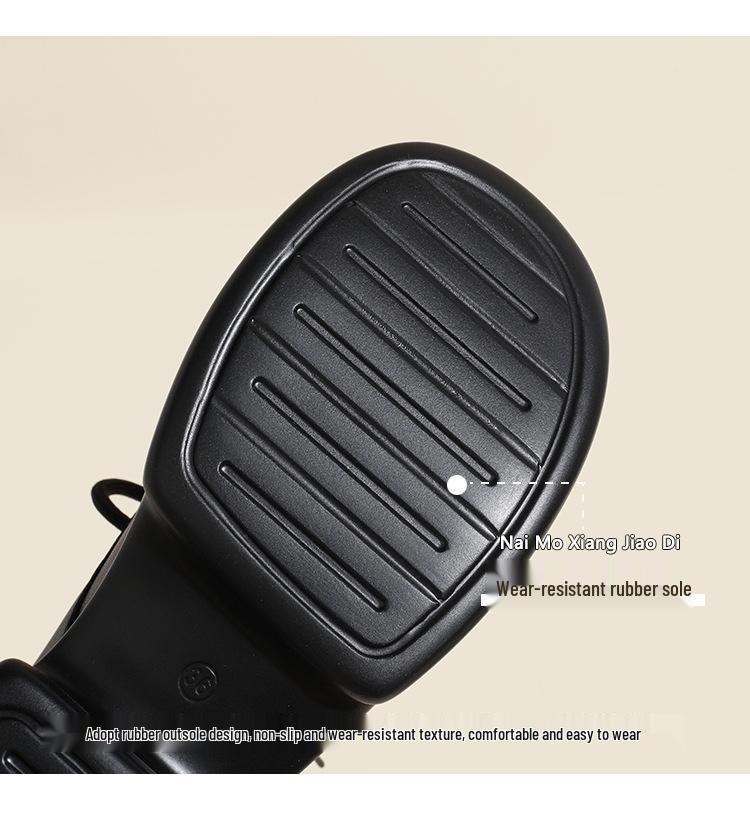 2025 Herbst Retro Schwarz Damen Square Toe Schnürschuhe Dicke Sohle Höhenverstärkend Britischer Stil Kleine Lederschuhe