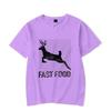 Funny Hunting T Shirt Fast Food Deer Hunters Shirt Graphic Clothes Men Women T-shirts Classic Tshirt Oversized Tee Tshirts Homme