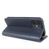 For iPhone 12 Phone Cases Genuine Split Leather Wallet Mobile Cover Stand