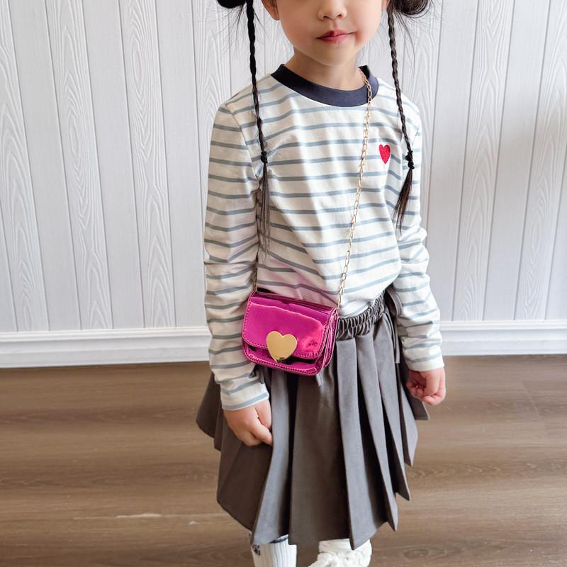 Chain Bag Love Kids Small Casual Crossbody Bag  Synthetic Leather Daily Use