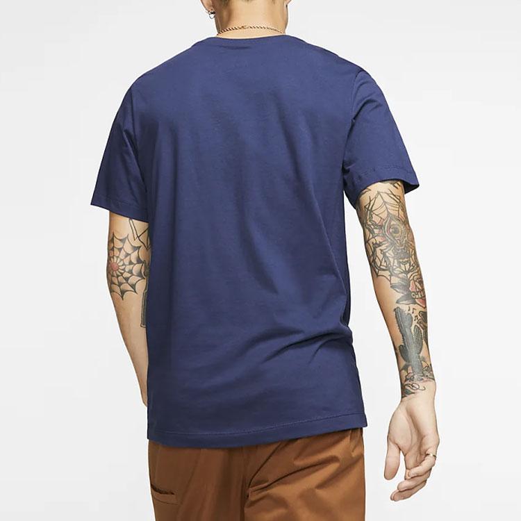 New Nike Sportswear T Shirt Men's Deep Navy Blue AR4999-410