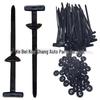 Attaches de câble et clips de verrouillage universels en nylon pour automobile