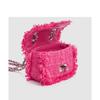 New women's accessories trend cloth shoulder bag rose red   Length 16cm wide 5cm high 9cm