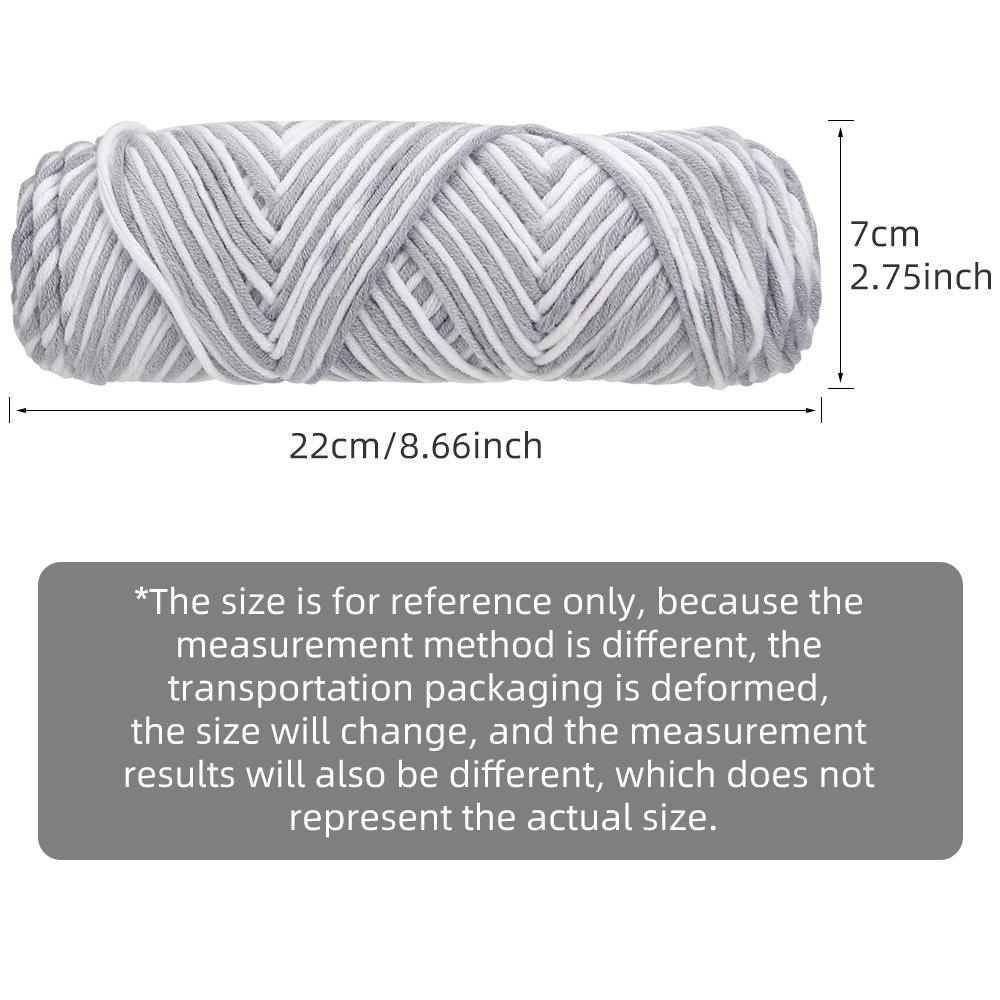 2pcs Soft Warm DIY Knitting Yarns for Hand Crocheting & Machine Knitting, Used for DIY Weaving Sweaters, Shoulder Shawl