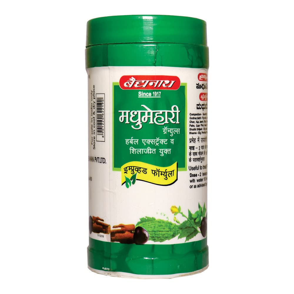 Baidyanath Asli Ayurved Madhumehari Granules 100g Pack Of 3 For Balanced Blood Glucose And Metabolic Support
