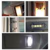 OEMASSIVE 4pcs 28mm 29mm 6614F LED Light Bulbs Car Interior Vanity Mirror Lights Sun Visor Map Lighting Lamps 6615F 6612F 3021