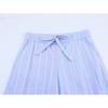 Women's Relaxed Fit Two Piece Matching Set Long Sleeve Blouse Elastic Waist Wide Leg Pantsuit