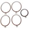 5 Stück Stickrahmen Kreis Kreuzstichrahmen Ring Ovaler Rahmen Retro DIY Zubehör Werkzeuge