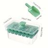 Ice Trays for Freezer with Lid & Bin, Ice Cube Tray Making 68 Pcs Ice Cubes, Easy Press To Release Ice