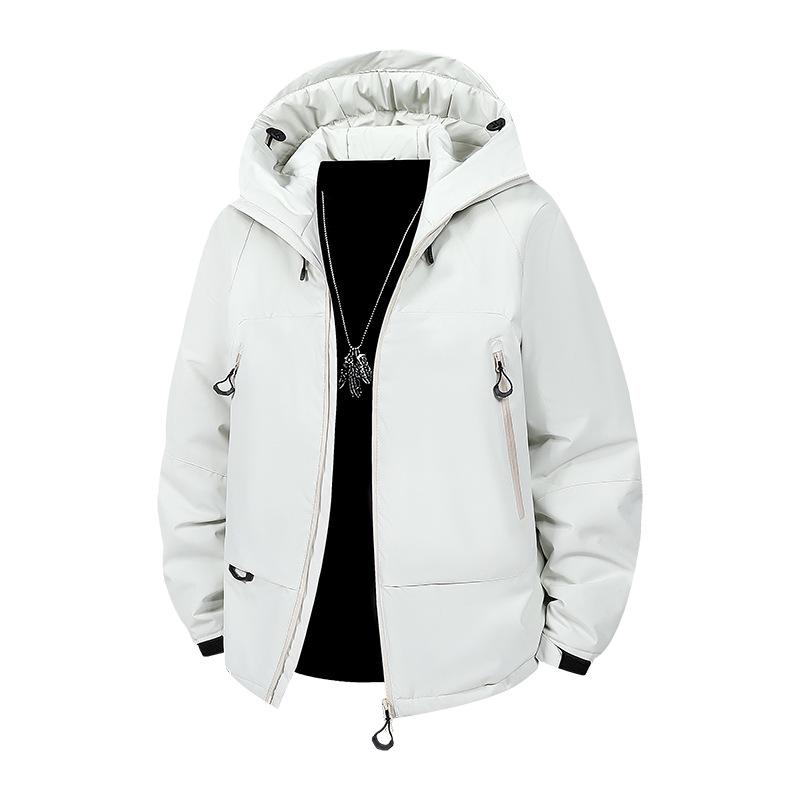 Wasserdichte Graphen-Kapuzen-Skijacke für Herren - Winterkollektion 2025