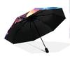 Vintageguitar Pattern Pattern New Style Umbrella, 1 Piece Automatic Folding Umbrella, Portable Travel Umbrella, Outdoor Umbrella, Birthday Gift