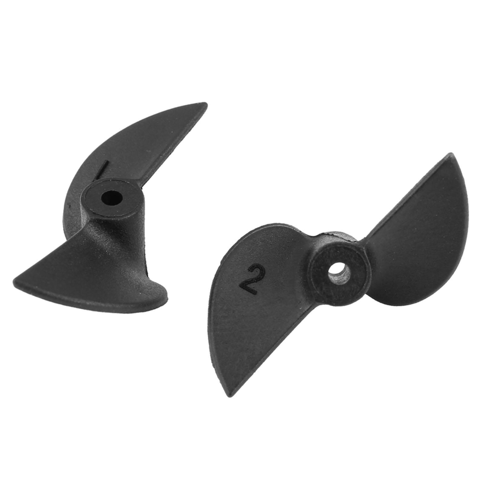 

1pair Remote Control Ship Parts 2 Blades CW CCW Plastic RC Boat Propellers Set for 2mm Shaft білий