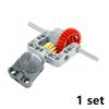 MOC Self-Locking Bricks Technical Parts Framed Differential Gear 65413 65414 Gearbox Building Blocks Cars Steering Chassis Toys