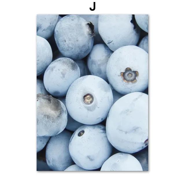 Natural Blue and White Flower Beach Crown Wall Art Canvas Painting  Nordic Posters and Prints for Interior Home Decor