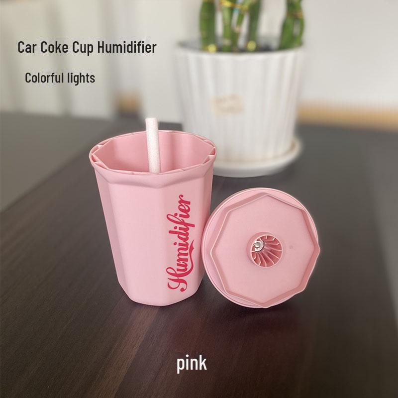 Мини USB настольный автомобильный увлажнитель воздуха - портативный, с высокой производительностью тумана, компактный увлажнитель воздуха для дома и путешествий Pink [old style] розовый