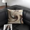 Quicksand Pattern Cushion Cover Natural Linen Organic Fabric DoubleSided Printing Sofa Home Decor Gift Pillow Case