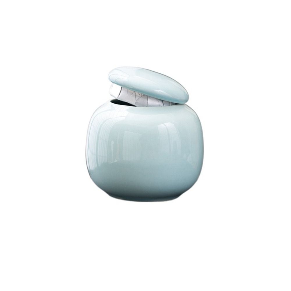 Mini Color Glaze Ceramic Jars Empty Tea Box Portable Tea Storage Jar  Rouge Cream