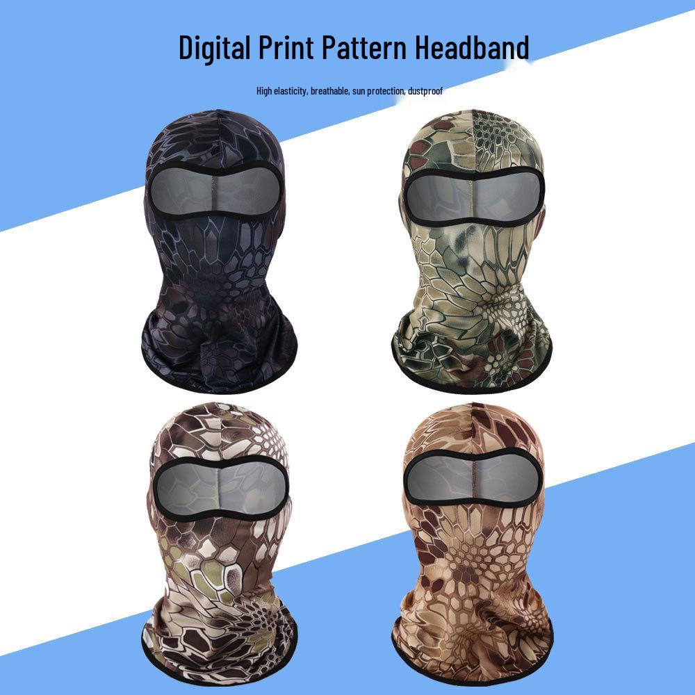 Grenzüberschreitender Gesichts- und Halsschutz-Pullover Eisseide Motorradmaske