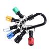 Keychain Drill Screw Adapter 1/4in Hex Shank Screwdriver Bit Holder Portable Fast Change Extension Rod Bar
