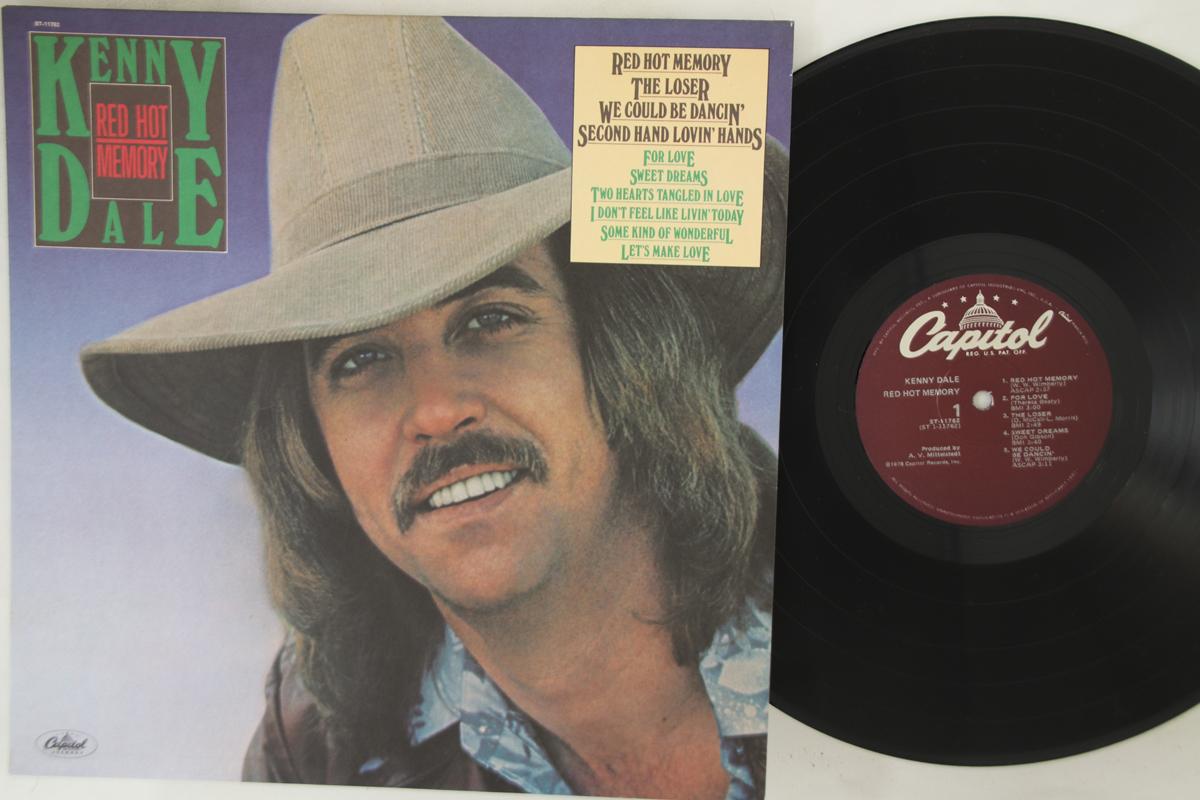 

LP Record KENNY DALE - Red Hot Memory ST11762 CAPITOL 1978 US Country Used