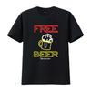 Free Beer Tomorrow Funny Sign Bar Style Drinking T Shirt Vintage Washed Soft Unisex Breathable Fashion Versatile Stylish Casual