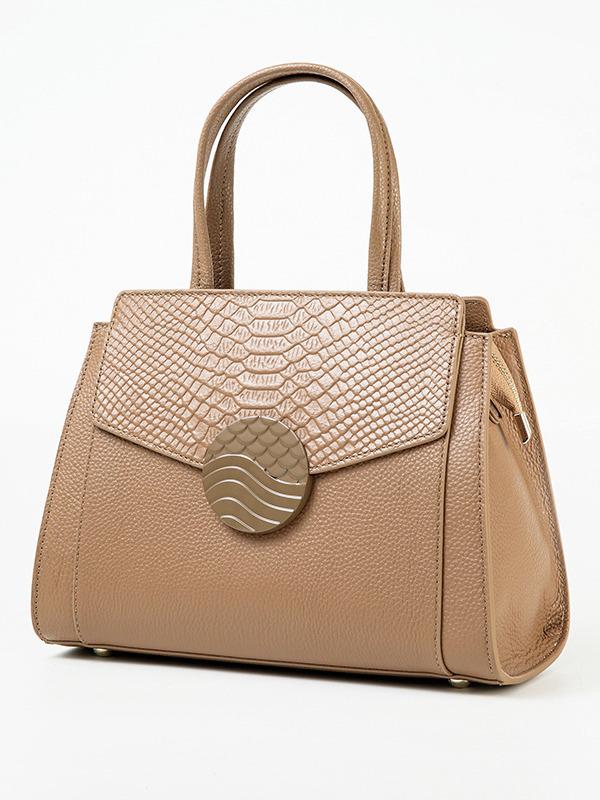 Genuine Leather Women's Large Capacity Summer Handbag - Fashionable Crossbody & Shoulder Bag for Commuting 2025