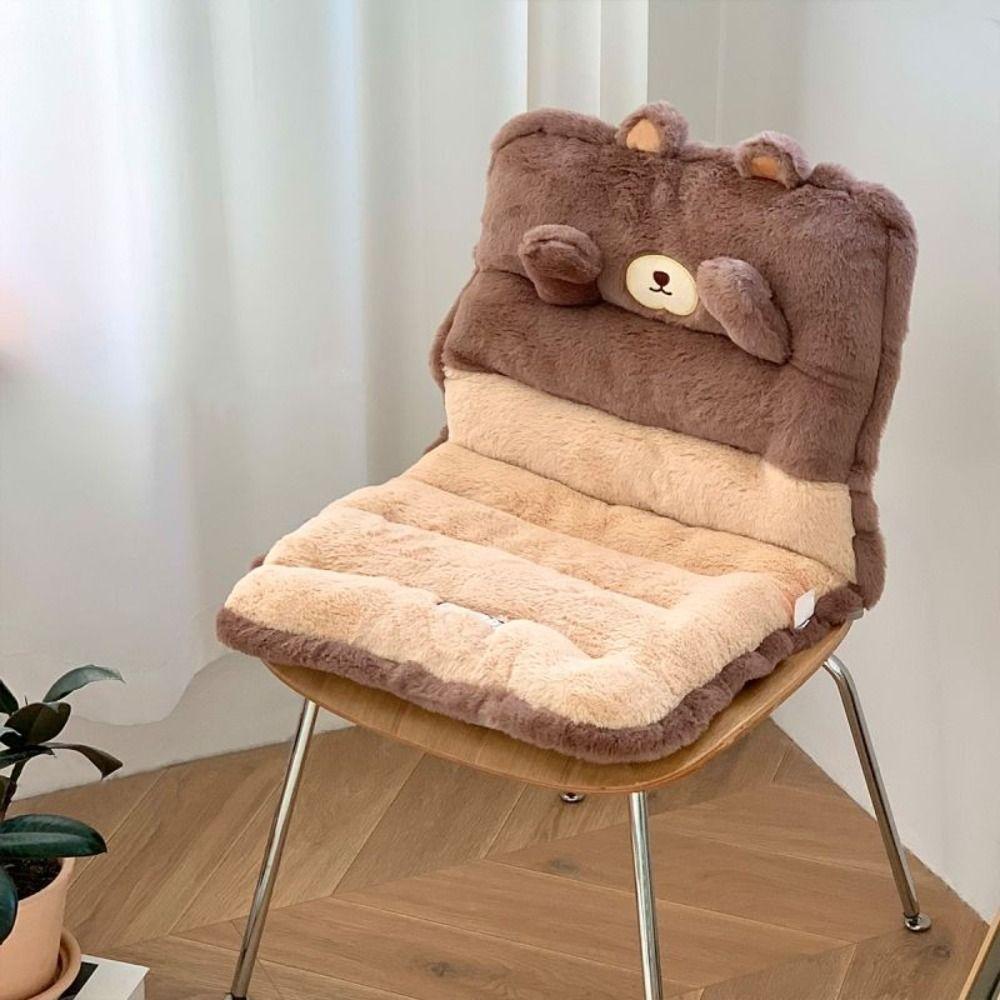Cute Chair Cushion Thicken Non Slip Seat Cushion Soft Cartoon Car Seat Pad for Home Office Car