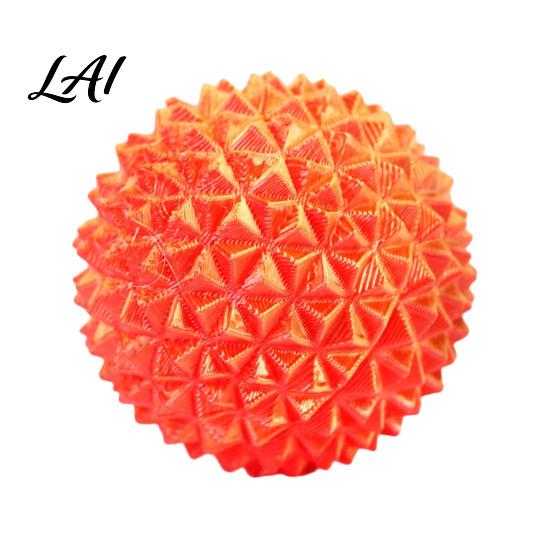 Focus Aid Toy 3D Printed Rotatable Spiky Ball Mini Textured Fidget Ball for PLA Stress Relief Portable Decompression Twisting Desk Reliever