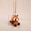 Plush Animal Keychain For Girls With Short Pile Fabric And Hanging Strap For Bags And Keys