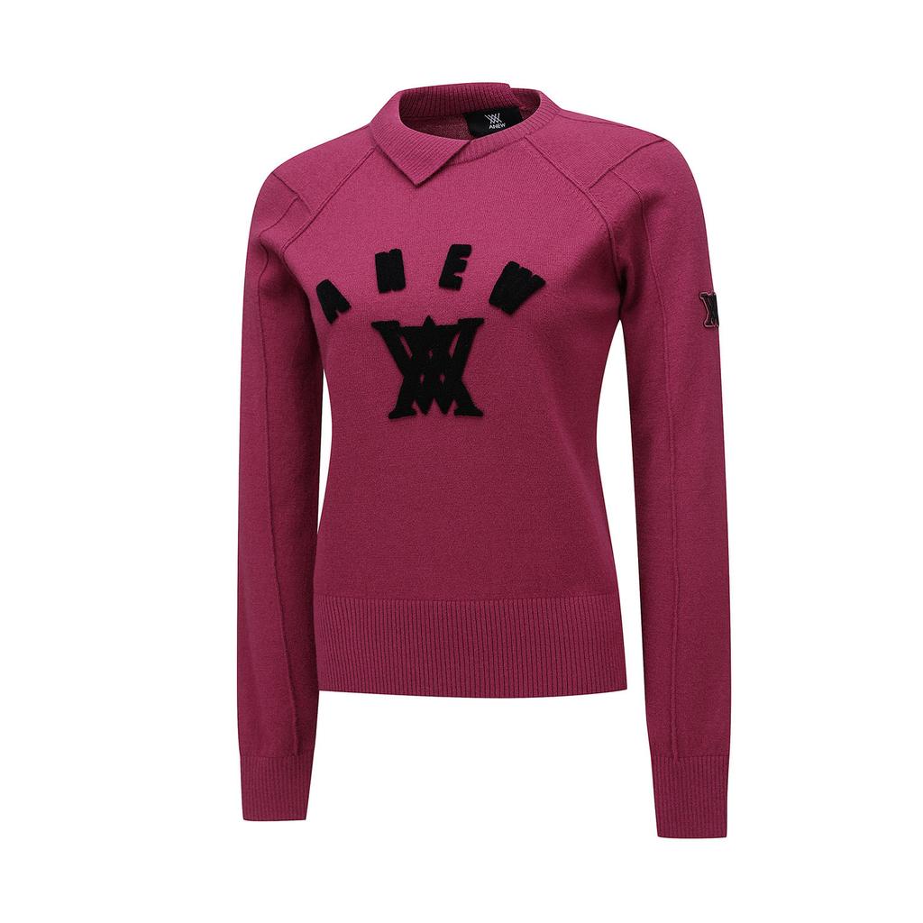 ANEW GOLF Women'S Unbalanced Colored Sweater Agcwwkn07_Ma