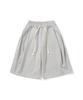 KNITTED Bermuda Training Half Pants Melange Grey