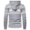 Autumn Winter Men's Christmas Zip Up Coat Plus Size Hoodie Outdoor Zipper Cardigan Jacket Sportwear Sweatshirt