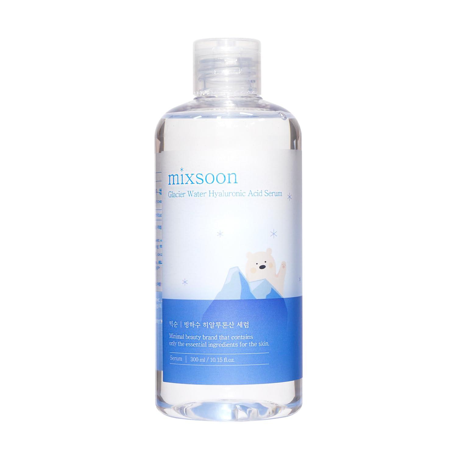 

Mixsoon Glacier Water Hyaluronic Acid Serum - Укрепляющая сыворотка для лица для сияющей, влажной кожи - 300мл)