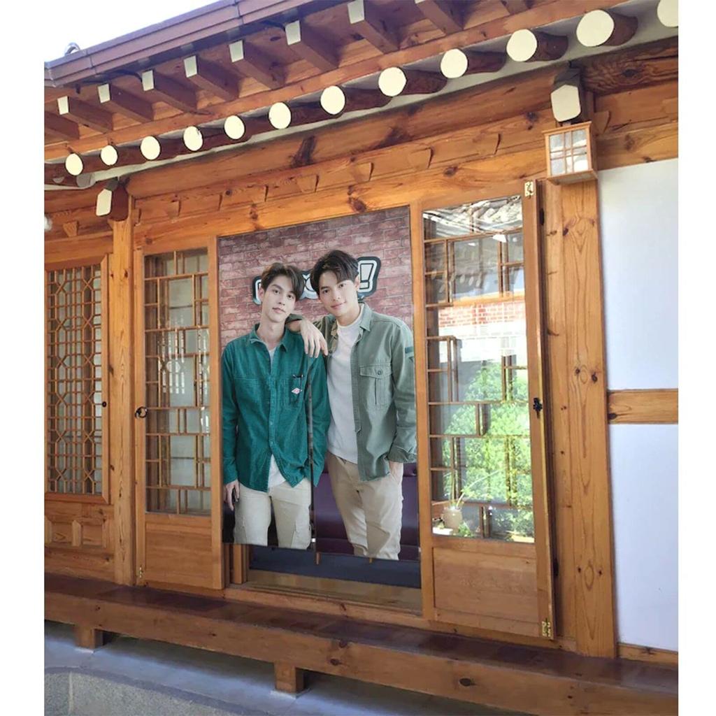 2gether Noren Easy Entryway Privacy Screen for Living Room Curtain, All-Season, Installation, Bedroom, Bathroom, Bathtub, Room, Stairs, Divider,