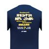 YONEX 259Tr009M Navy Men'S Badminton Text Graphic Short Sleeve T-Shirt