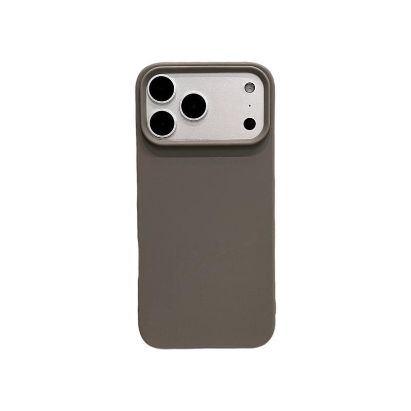 Solid color skin matte is suitable for Apple 17pro mobile phone case iphone16pro ultra-thin 15pro half pack 14pro.