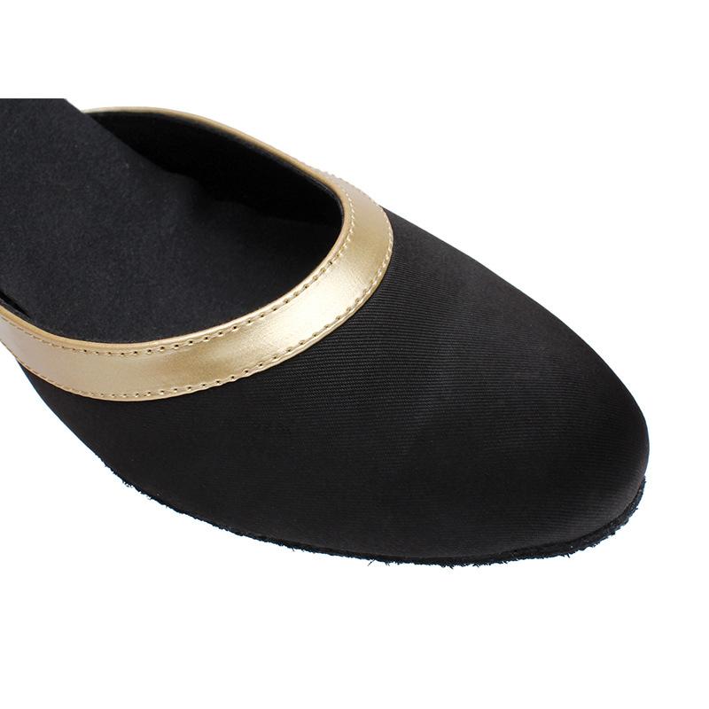 Dámské Boty pro latinskoamerické tance HEDVÁBNÉ Společenské Boty pro moderní Pole Dance Dámské Salsa Tango Boty na střední podpatek s uzavřenou špičkou Latinské boty pro dívky