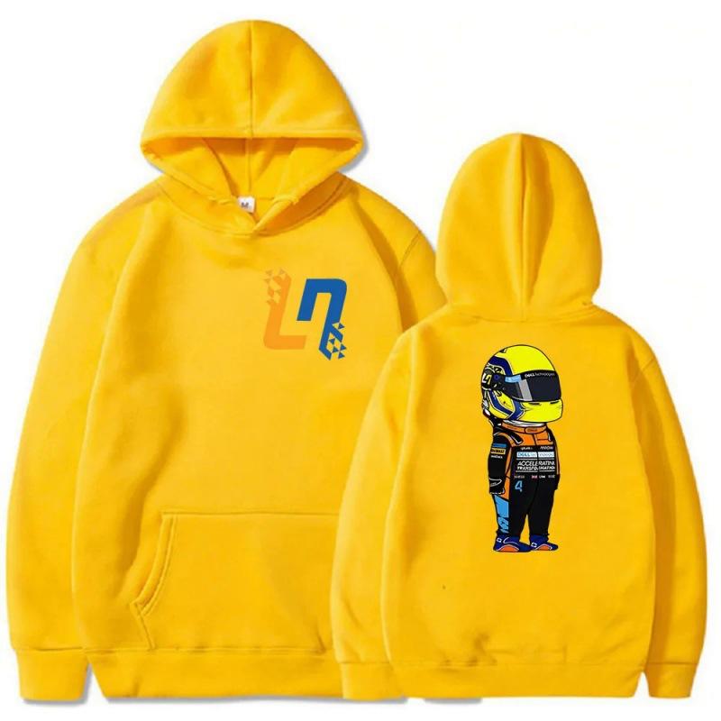 

Нова популярна толстовка F1 mini Lando Norris 4 S жовтий