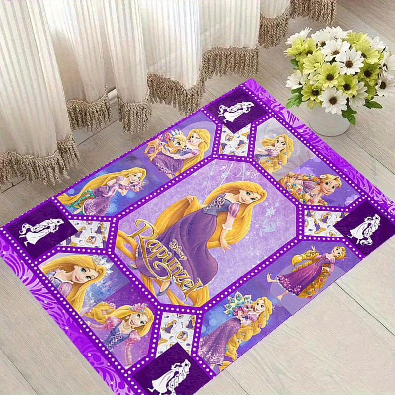1pc Rapunzel Carpet Area Rug, Bedroom, and Playroom Durable, Stain-Resistant, and Easy To Clean, Living Room