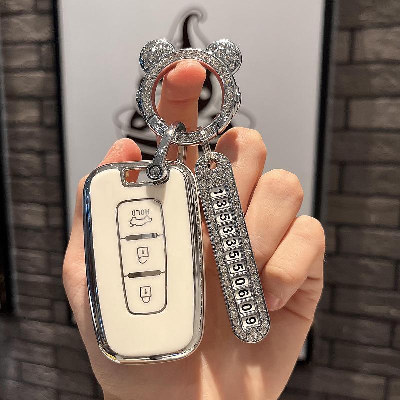 Anwendbar auf Kia Key Case Smart RunK2Fortek3Lion RunK5Pegask4Cachet/Sonata Autoschlüsselhülle