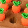 Neue Schnüffelmatte für Hunde, Enrichment, Interaktives Spielzeug, Haustier Karotten-Puzzle-Spielzeug, Hunde-Aktivitätsmatte zur Langeweile-Linderung, Futter-Such-Training