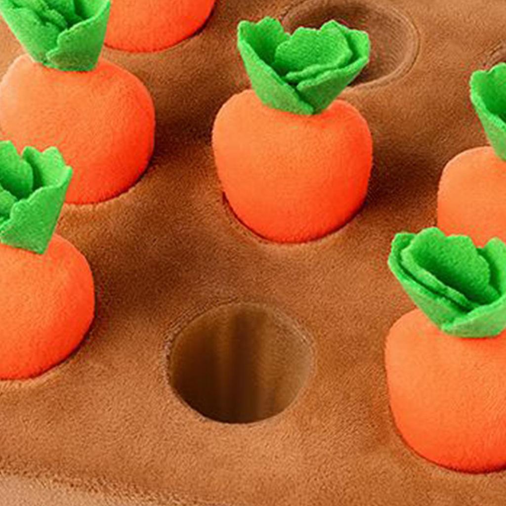Neue Schnüffelmatte für Hunde, Enrichment, Interaktives Spielzeug, Haustier Karotten-Puzzle-Spielzeug, Hunde-Aktivitätsmatte zur Langeweile-Linderung, Futter-Such-Training