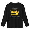 Quilting Hobby Sewing Machine Funny Idea For Sewer Quilter T Shirt vintage Washed Breathable graphic designer clothes