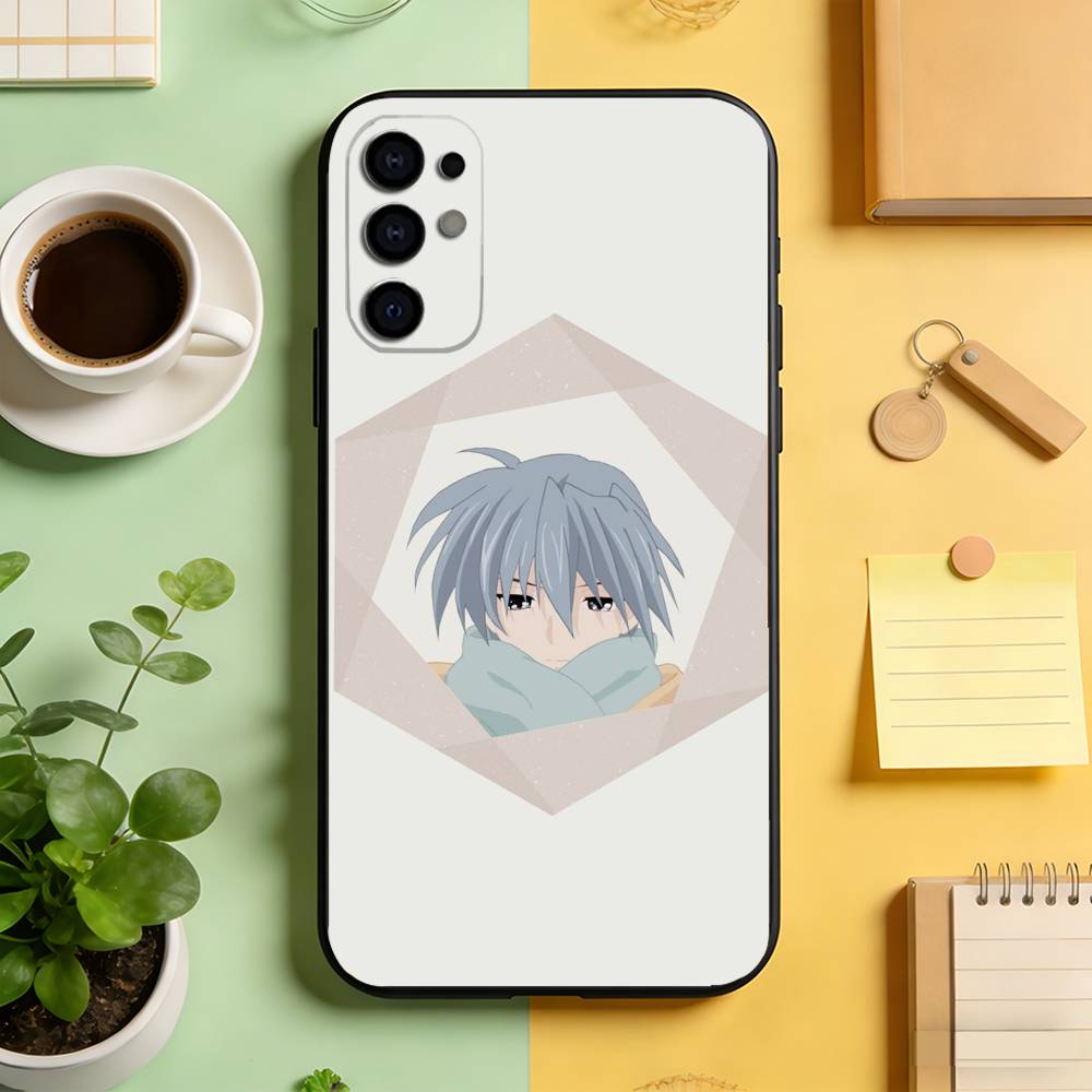 CLANNAD Tomoya Okazaki  Phone Case For Samsung S25,S24,S21,S22,S23,S30,Ultra,S20,Plus,Fe,Lite,Note,10,Black Cover Samsung S25Plus