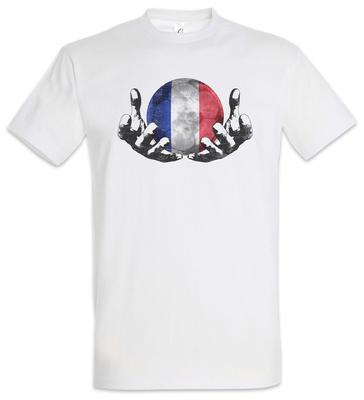 T-Shirt Boule Magique France Football Drapeau Français Bannière Championnat du Monde