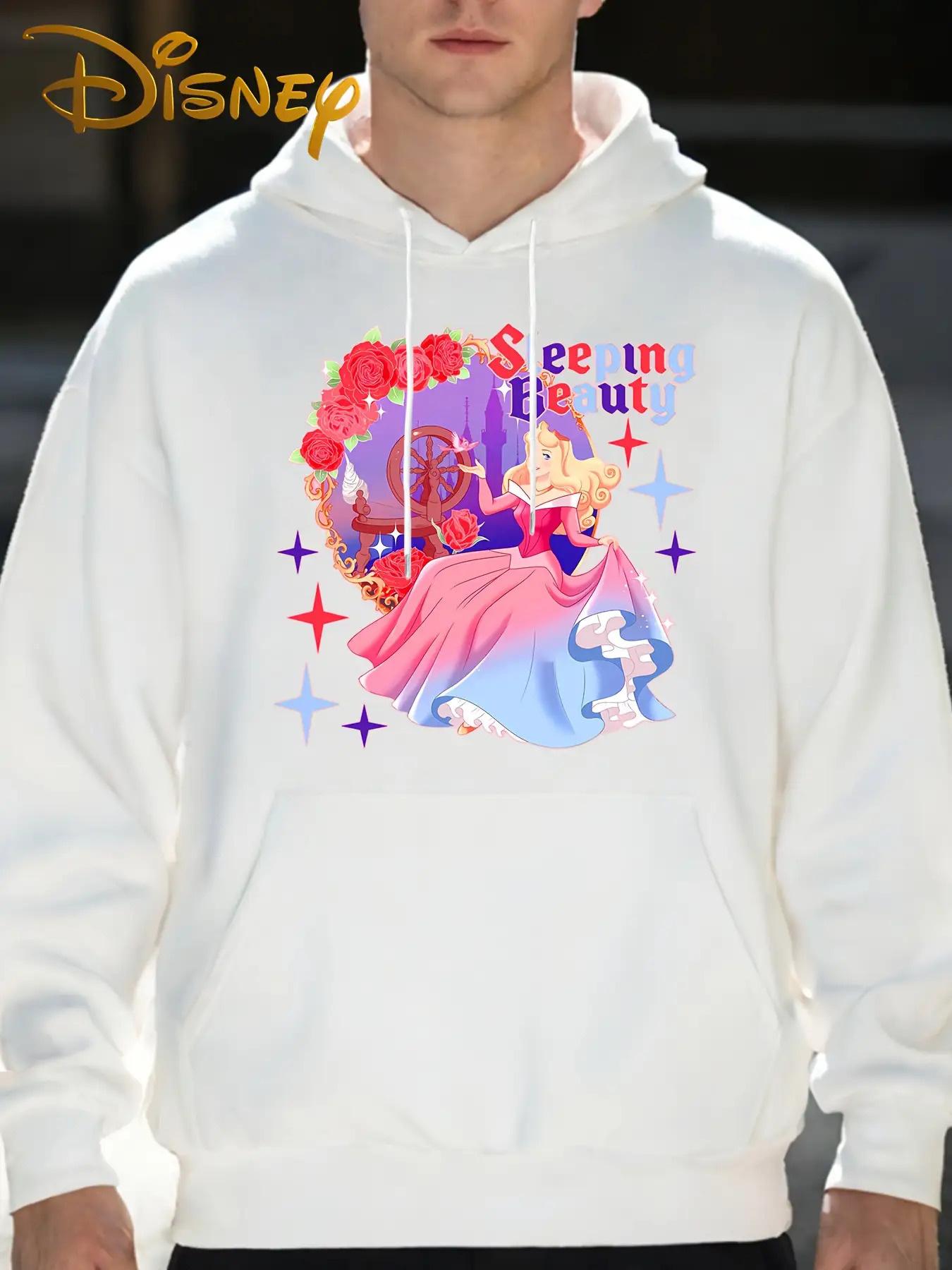 

Disney Princess Elo Hoodie with Sleeping Beauty Castle and Elo Print, Soft Hoodie for Winter Warmth 3XL