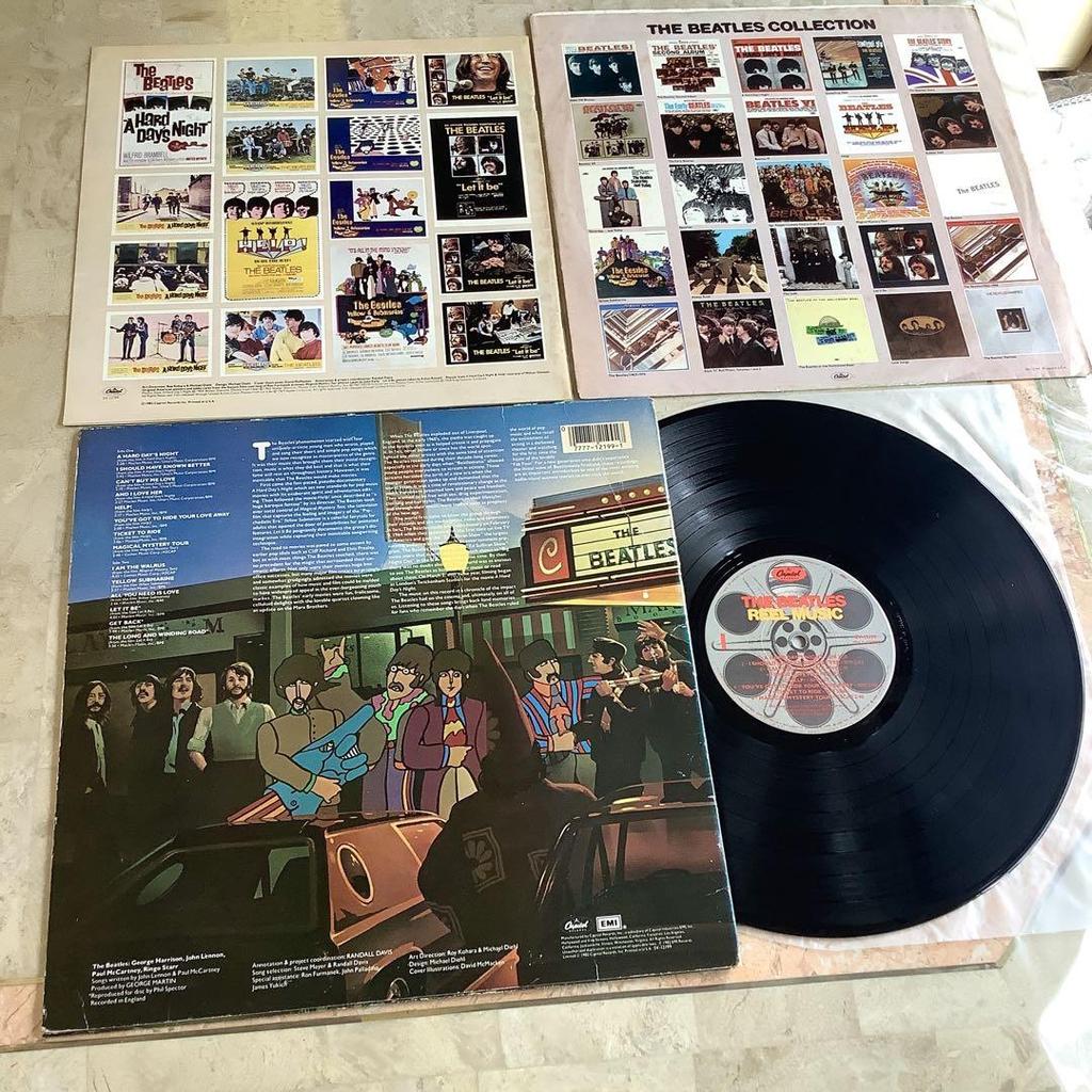 [USED] Rare! Record In Excellent Condition! The Beatles 1982 US Original Reel Music